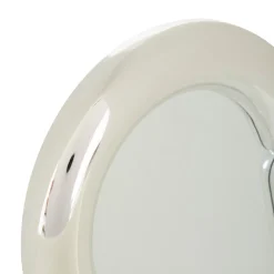 Espejo ovalado SKY plateado 30x19cm