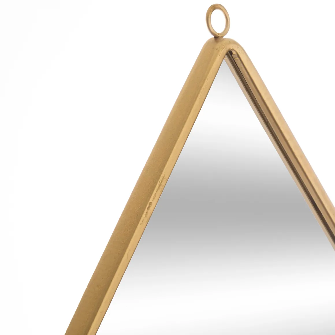 Espejo Pared Gota Metal Mdf 28x39Cm