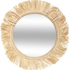 Espejo Sweet Safari De Rafia 22.5Cm
