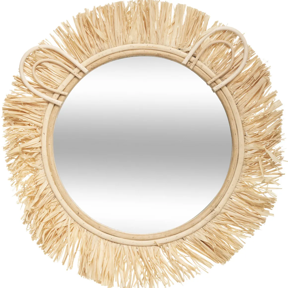 Espejo Sweet Safari De Rafia 22.5Cm