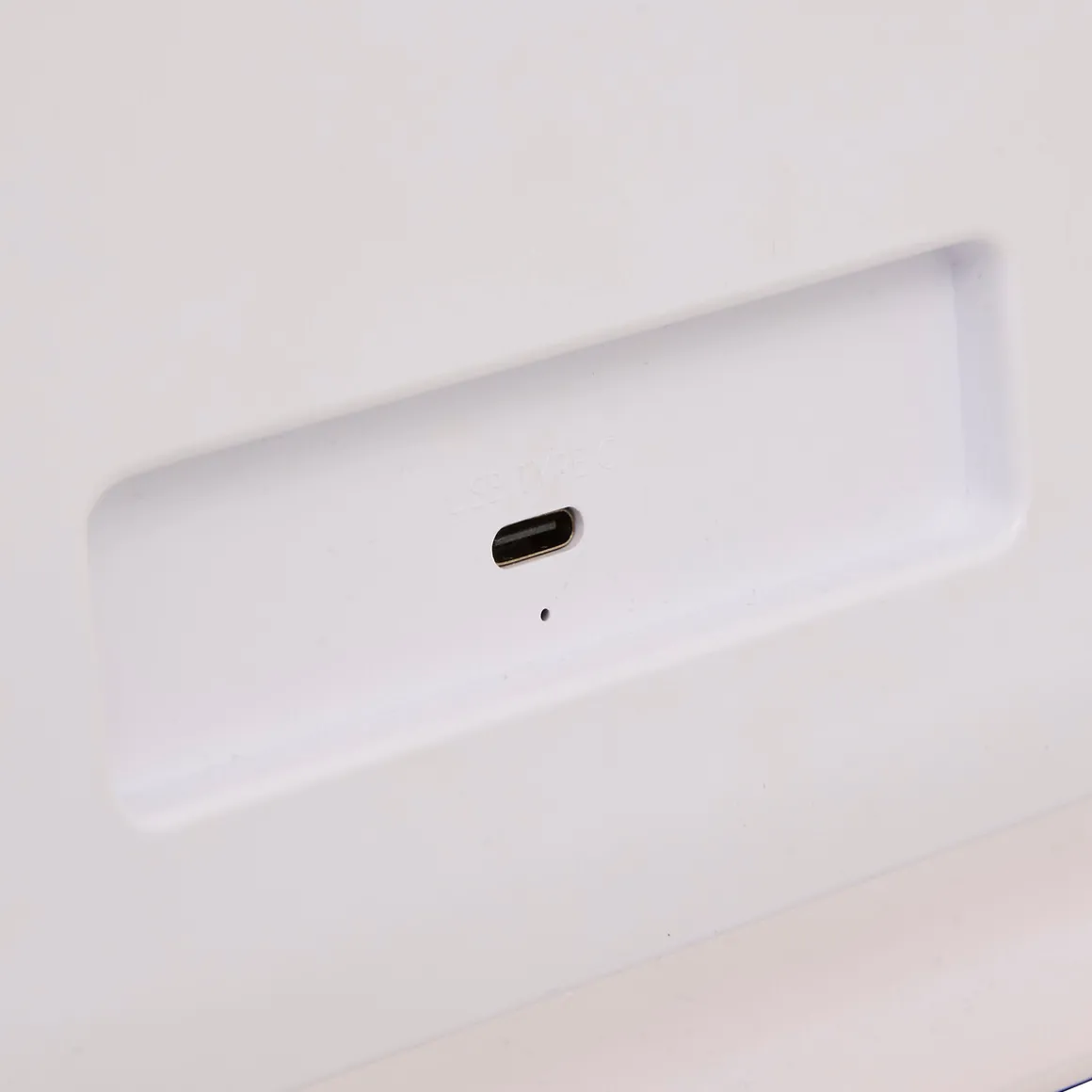 Espejo wc blanco con luz led 32cm