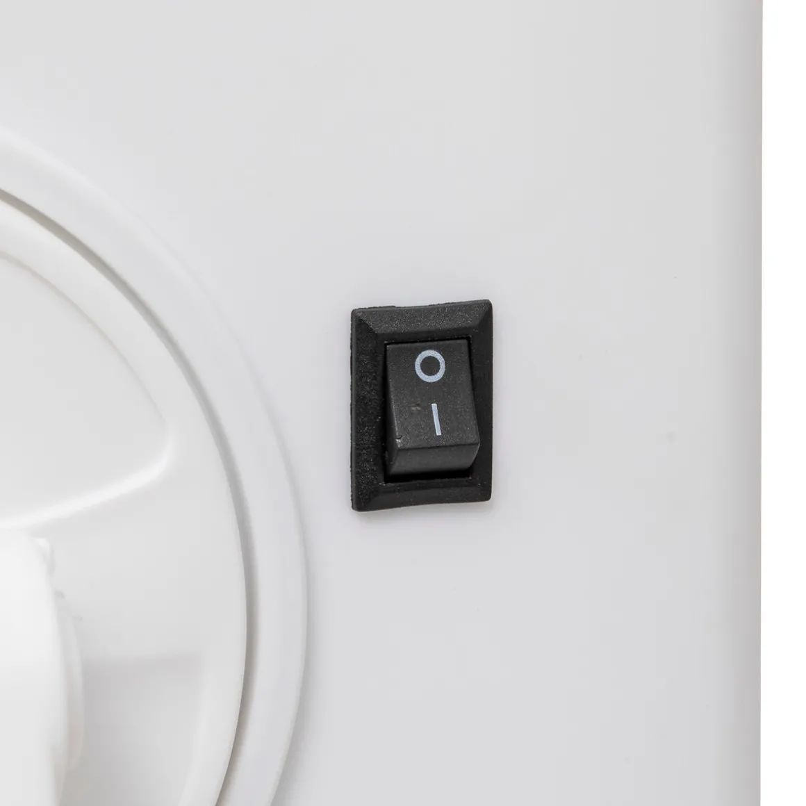 Espejo wc led de plástico blanco 26 cm