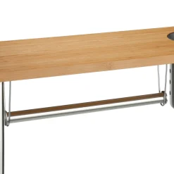 Estante Cocina C/Portarrollo Metal/Bambú