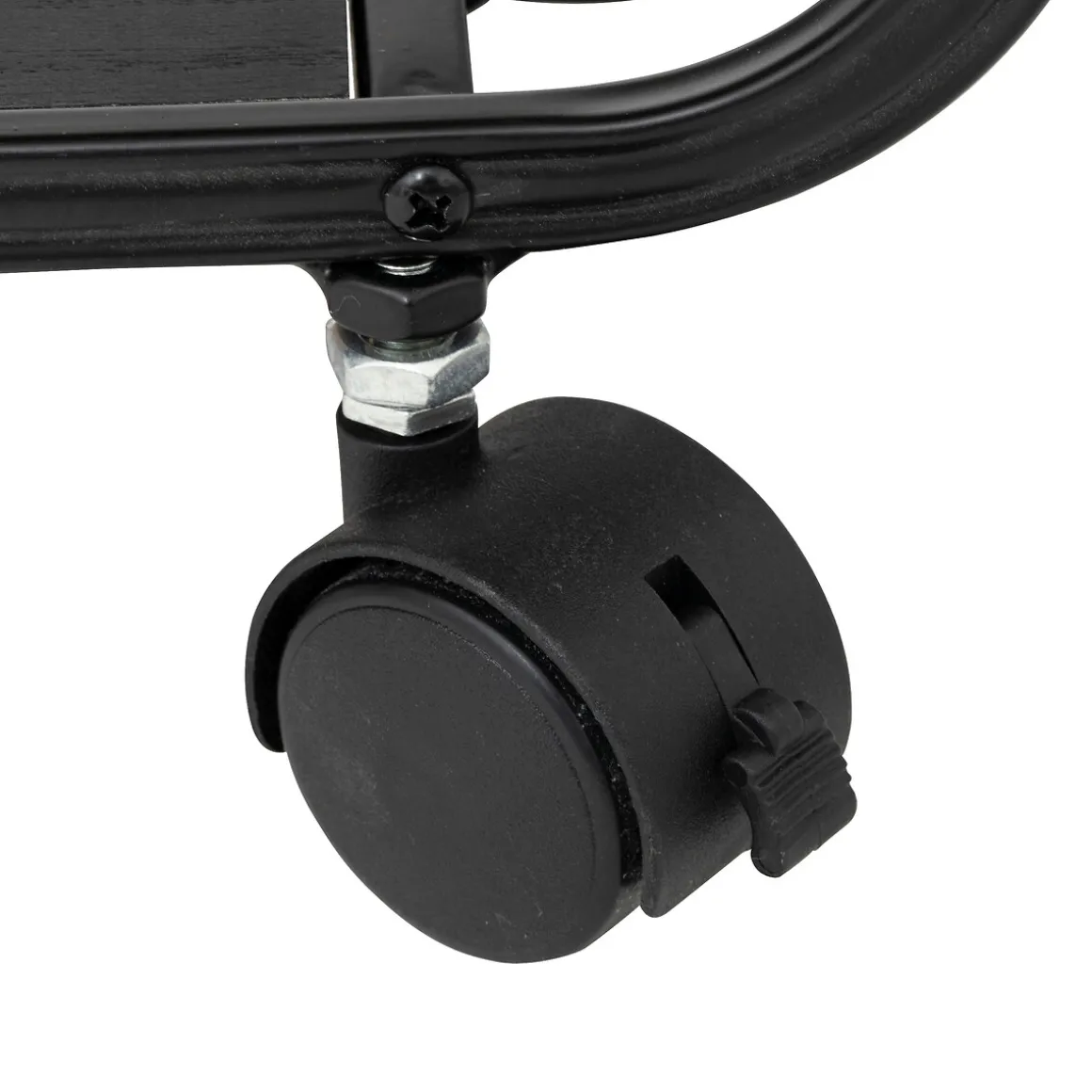 Estante con 3 niveles de mdf negro