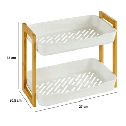 Estante de baño NATUREO 3 niveles de bambú