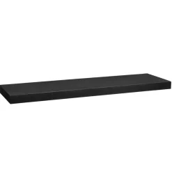 Estante Flotante Mdf Negro 80x23.5x3.8Cm
