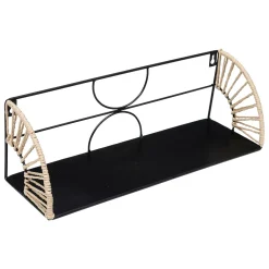 Estante MILEVA negra 42cm