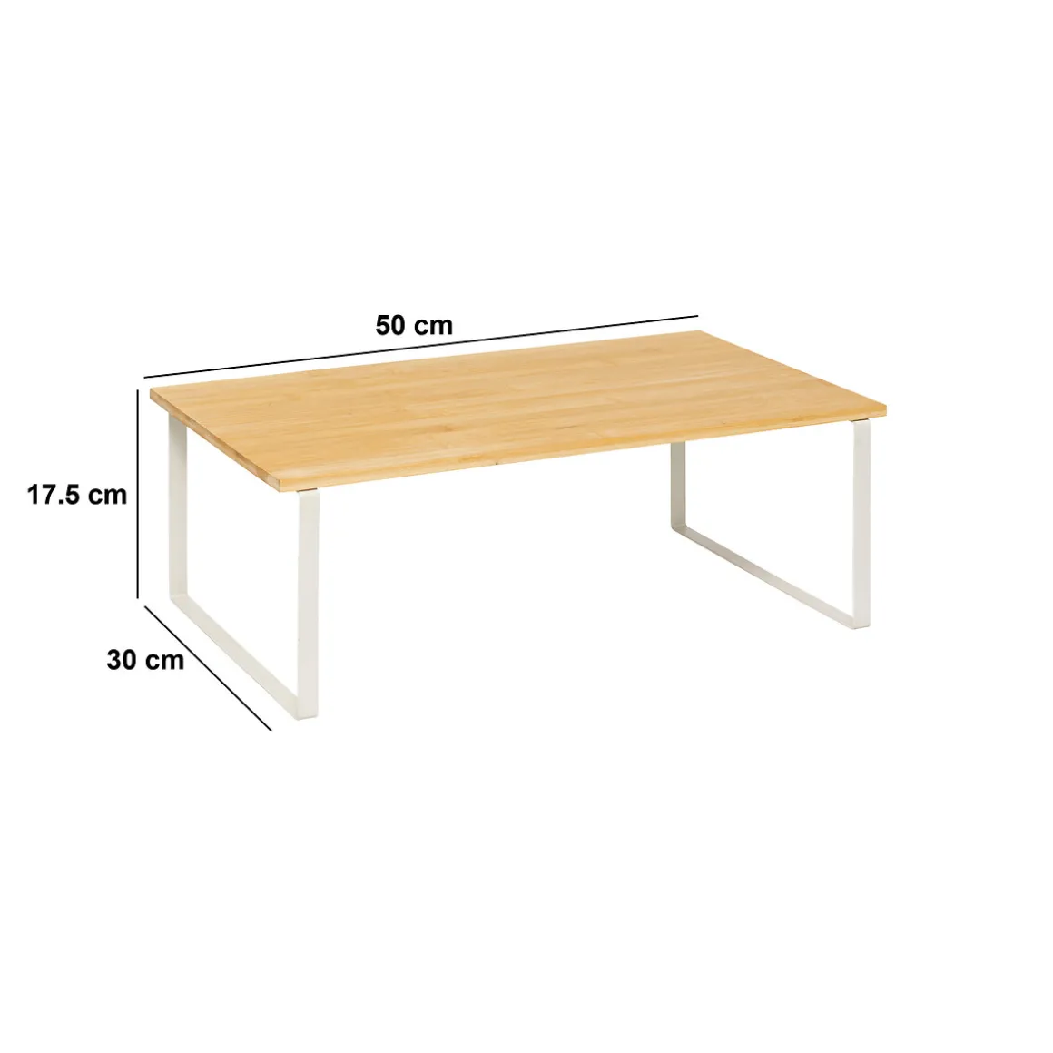 Estante ORDERA beige de bambú 50x30cm