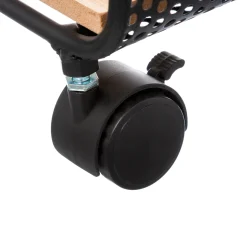 Estantería C/3 Baldas Y C/Ruedas