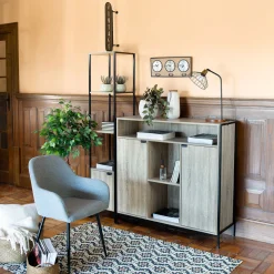 Estantería C/Baldas Y Puerta