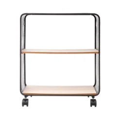 Estantería Con 2 Baldas Y Ruedas