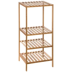 Estantería De Bambú C/2 Baldas Y 1 Módulo