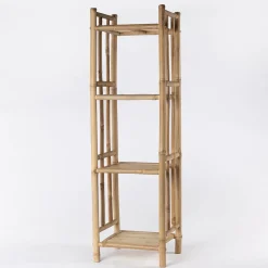 Estantería de bambú de 4 niveles