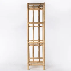 Estantería de bambú de 4 niveles