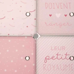 Estantería De Cubos Doble 65x31.5x125Cm