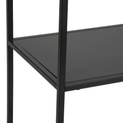 Estantería De Metal Negra 90x35x180Cm