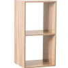 Estantería de roble con 2 cubos MIXMODUL