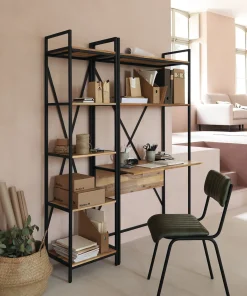 Estantería Edena Madera Con 5 Baldas