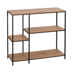 Estantería Marrón Con Baldas Madera