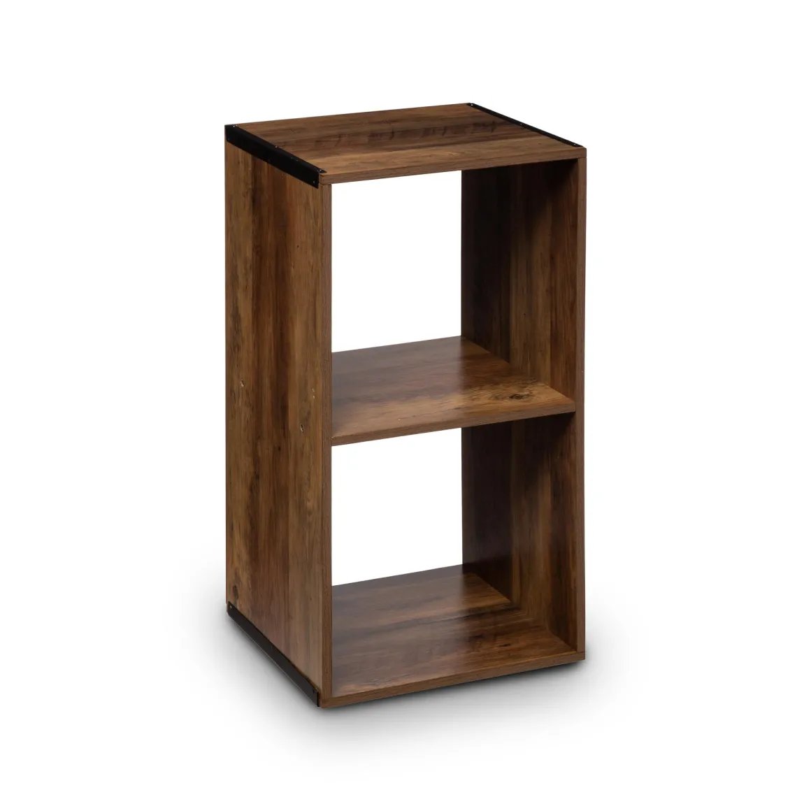 Estantería marrón oscuro con 2 cubos MIXMODUL