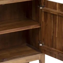 Estantería SABOR marrón de mdf con 2 puertas 190cm