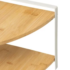 Estanteria de esquina ORDERA de bambú