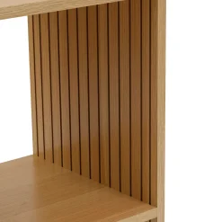 Estanteria MIX TASSO marrón con 3 cubos