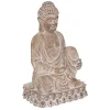 Estatua Buda Sentado Efecto Madera 67Cm