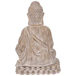 Estatua Buda Sentado Efecto Madera 67Cm