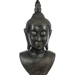 Estatua Cabeza De Buda Gris 113Cm