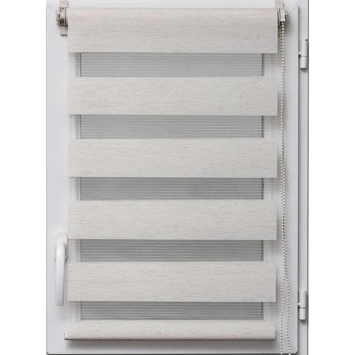 Estor De Tela Noche/Día Beige 87x180Cm