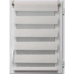 Estor De Tela Noche/Día Beige 147x180Cm