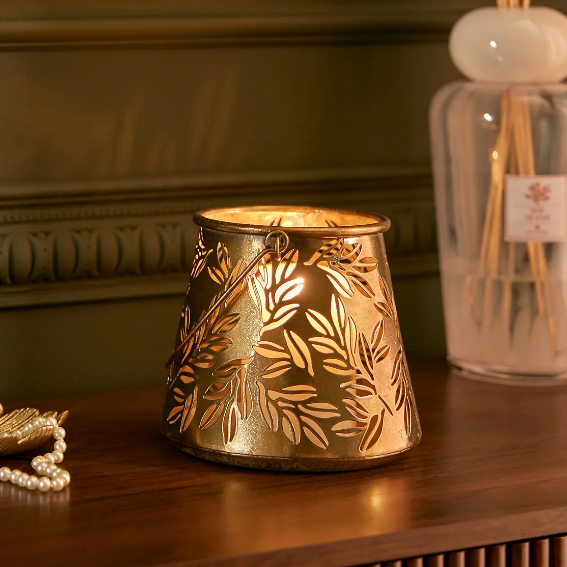 Farol BELLI dorado de metal