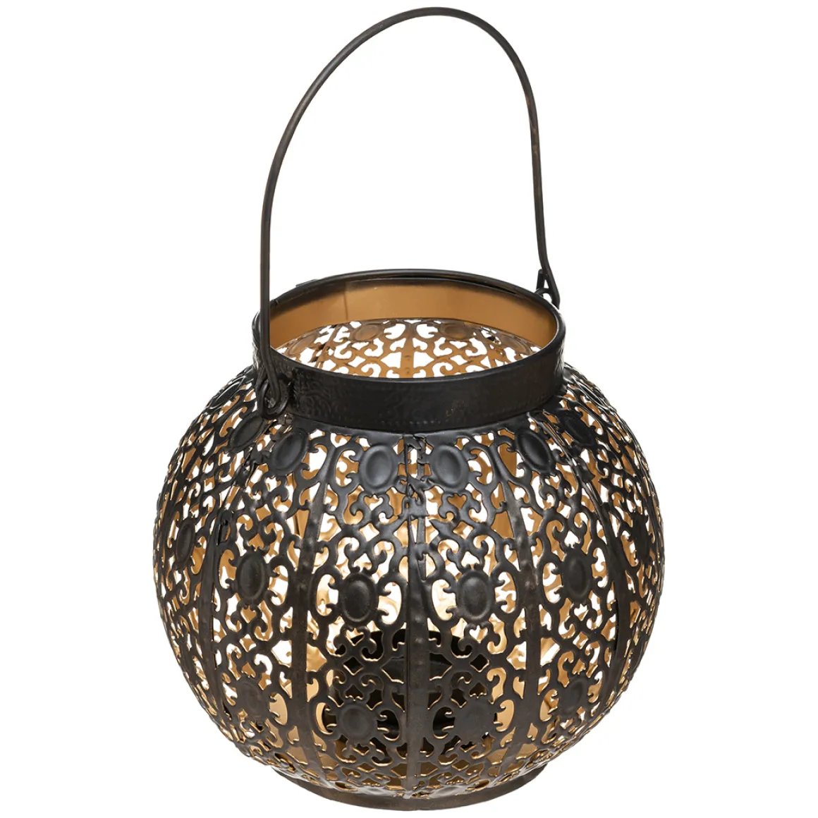 Farol Redondo De Metal 15Cm