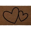 Felpudo Corazones 45x75cm Fibra Coco