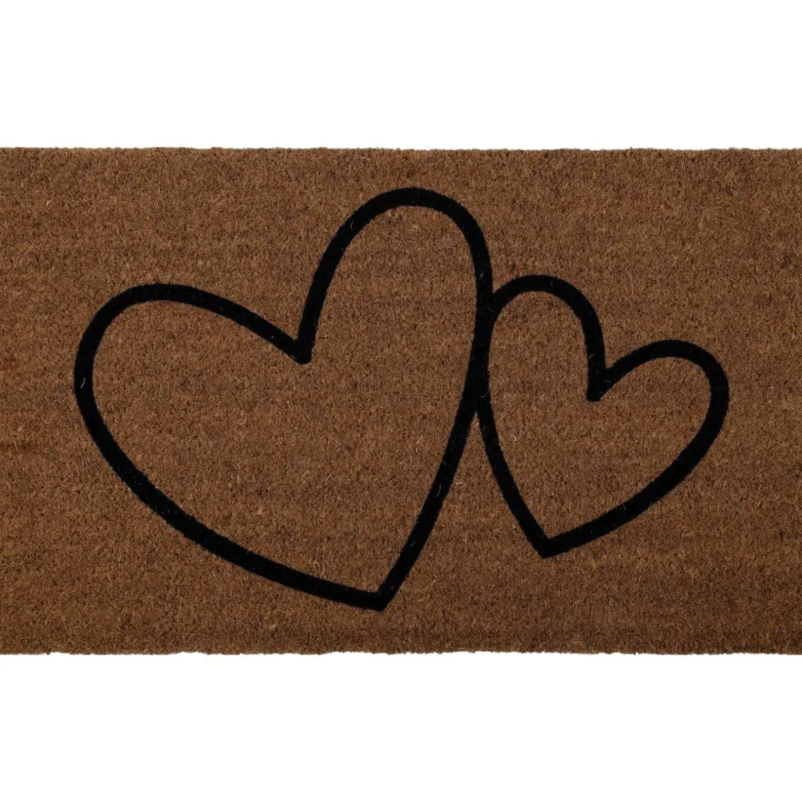 Felpudo Corazones 45x75cm Fibra Coco