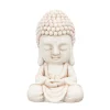 Figura de Buda sentado blanca 34cm