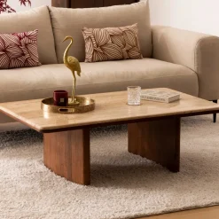 Figura Garza De Resina Dorada 41cm