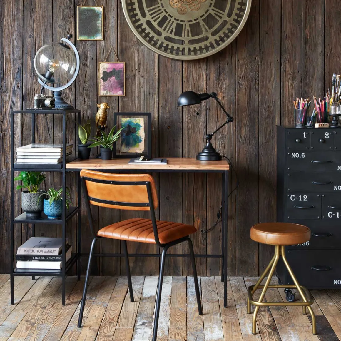 Figura pájaro dorado LOUKA