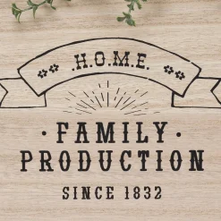 Florero Redondo Colgante De Madera 44Cm