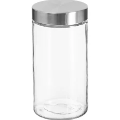 Frasco De Vidrio C/Tapa Inox 1.7L