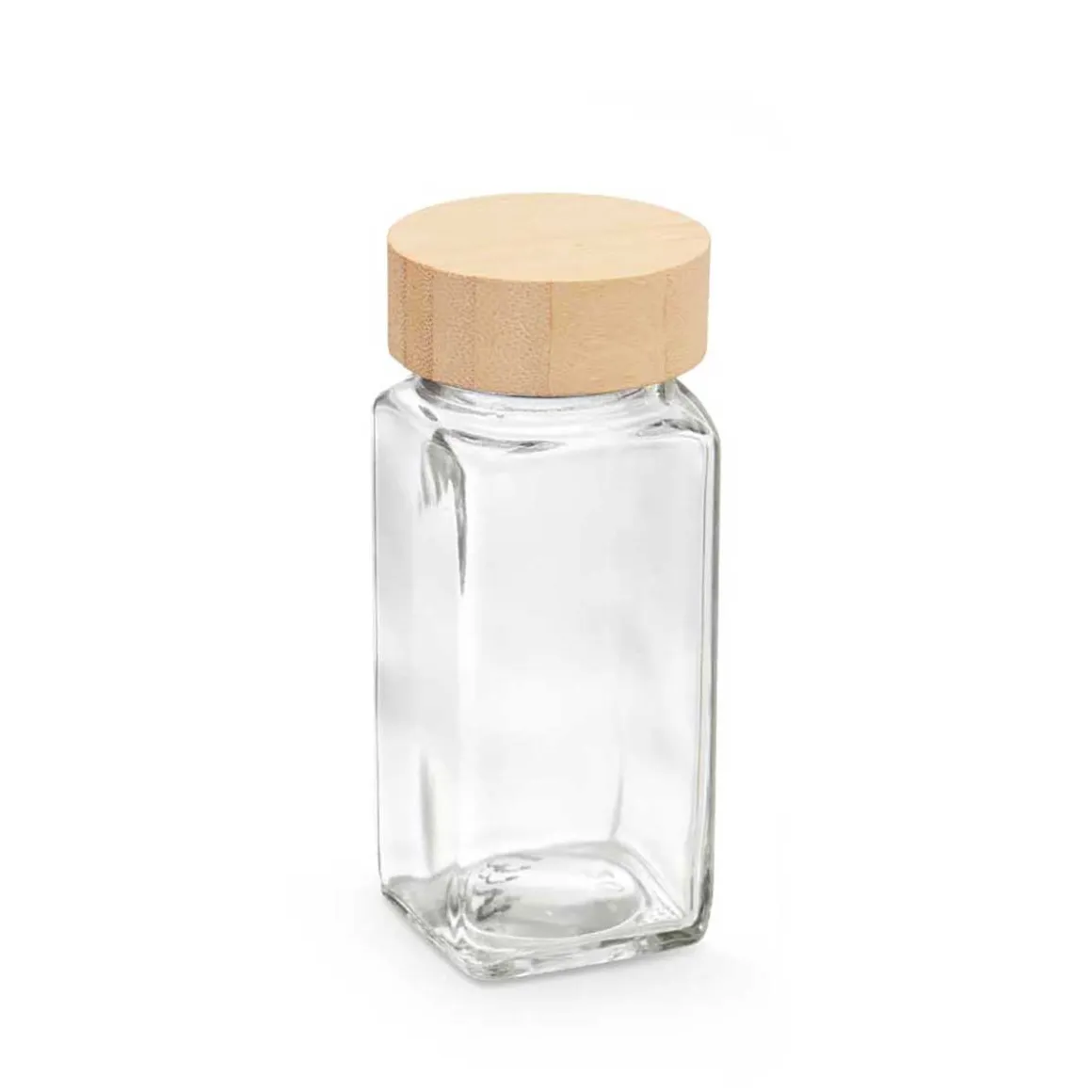 Frasco Para Especias Con Tapa De Bambú