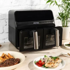 Freidora De Aire Petra Con Ventana De Vidrio 7.6L