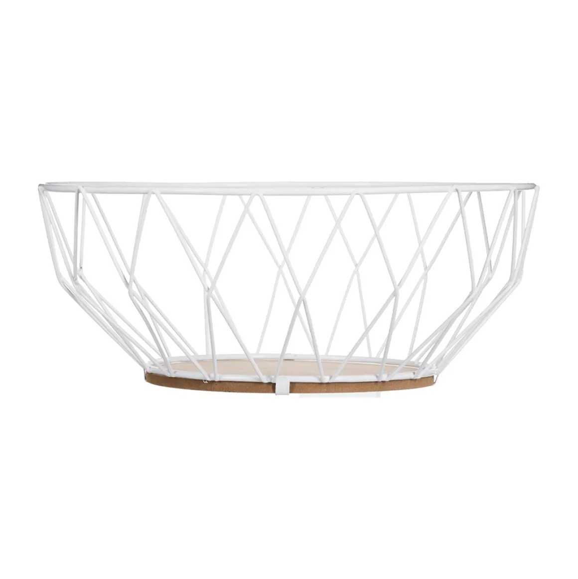 Frutero Metálico Blanco 28Cm