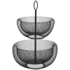 Frutero Metálico Con 2 Niveles 29.5x43
