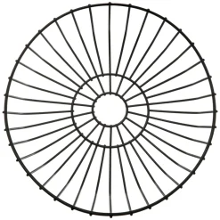 Frutero Metálico Negro 27Cm