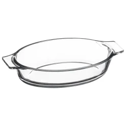 Fuente Ovalada De Vidrio 20x11x4Cm