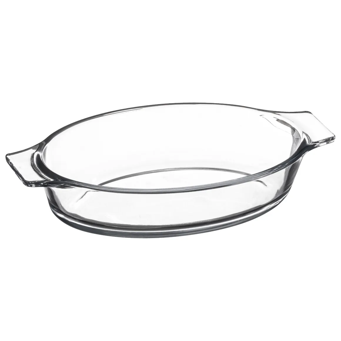 Fuente Ovalada De Vidrio 20x11x4Cm