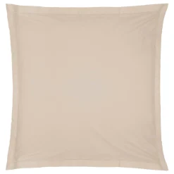 Funda beige para almohada 63x63cm