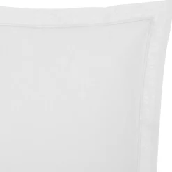 Funda de almohada blanca 63x63cm